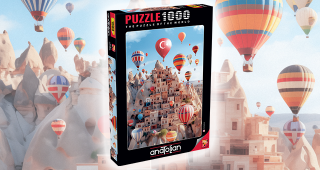anatolian puzzle 100 parça kapadokya anatolianpuzzle